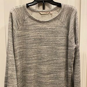 Athleta Bandha Women’s marled grey sweatshirt.